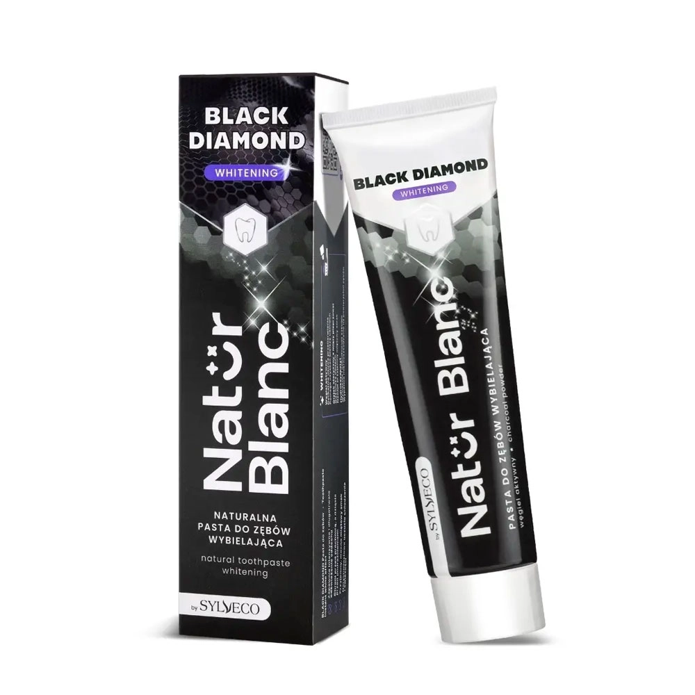 Pasta wybielająca do zębów Black Diamond | Sylveco