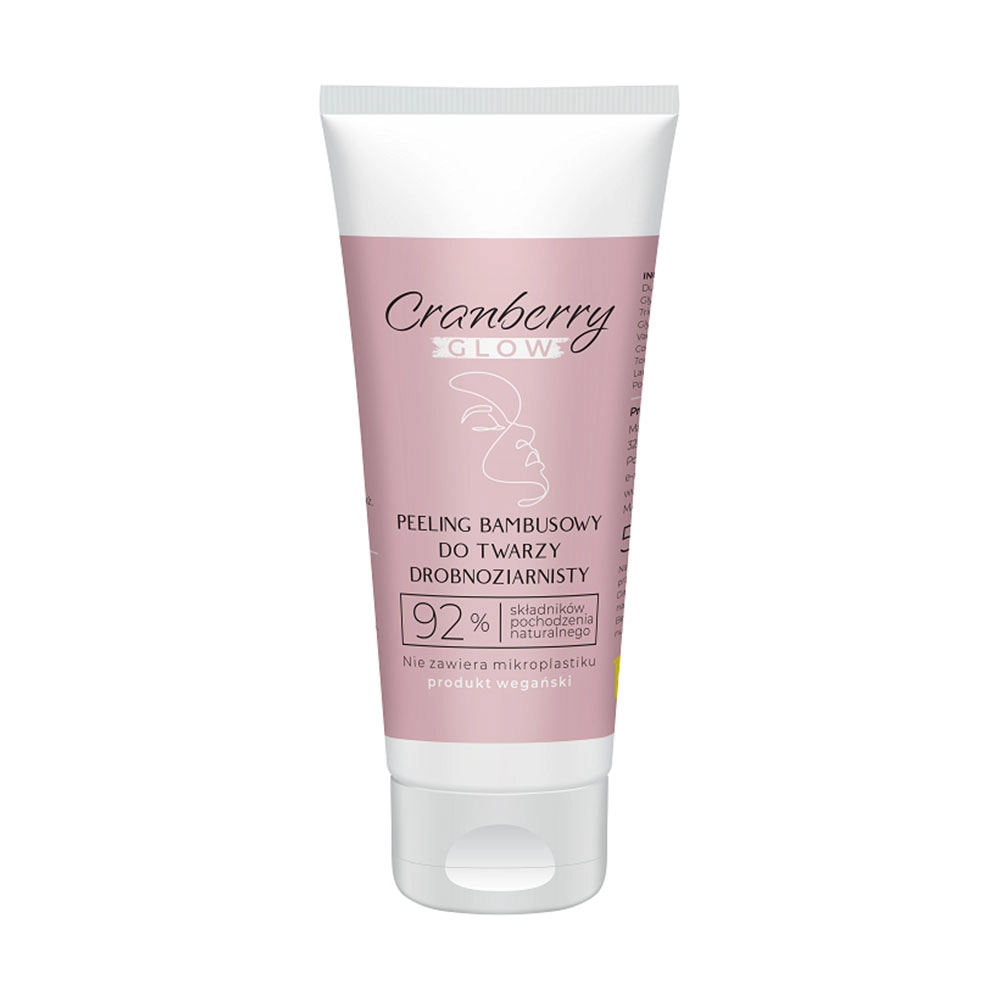 Peeling bambusowy do twarzy | Cranberry Glow