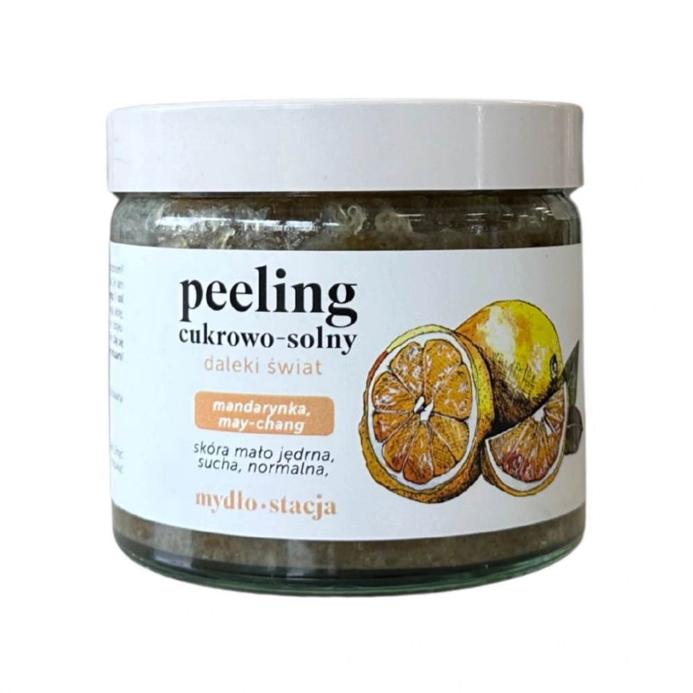 Peeling cukrowo-solny do ciała  Daleki Świat | Mydło Stacja