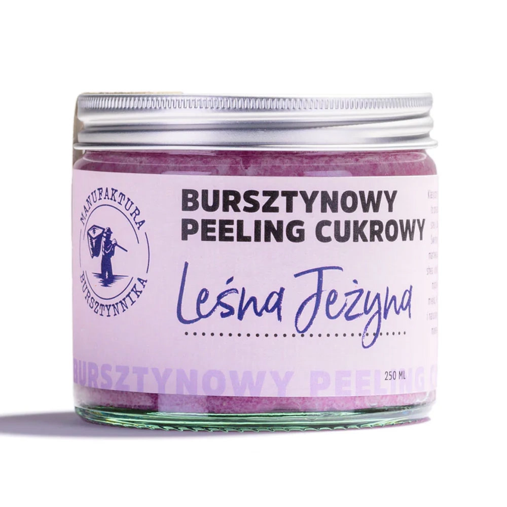 Peeling cukrowy do ciała Leśna Jeżyna | Manufaktura Bursztynnika
