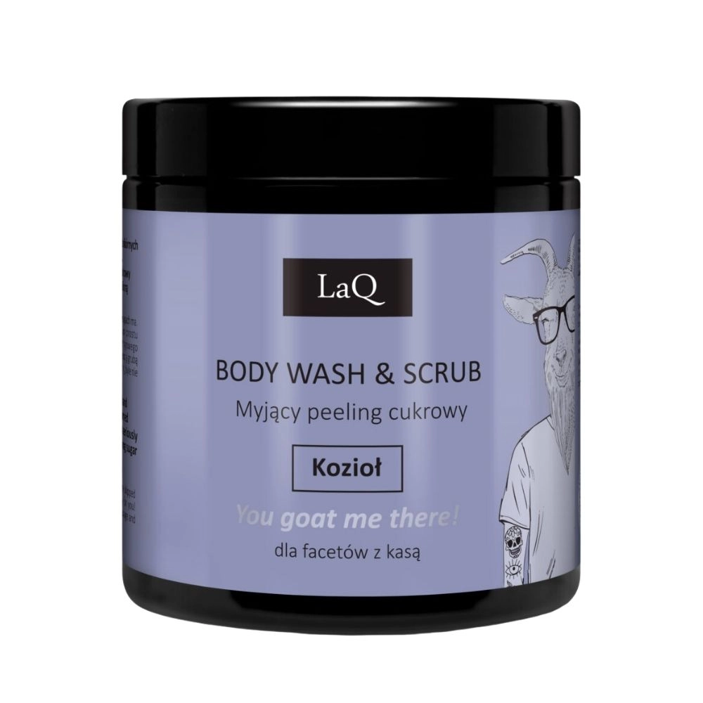 Peeling cukrowy myjący KOZIOŁ | LaQ