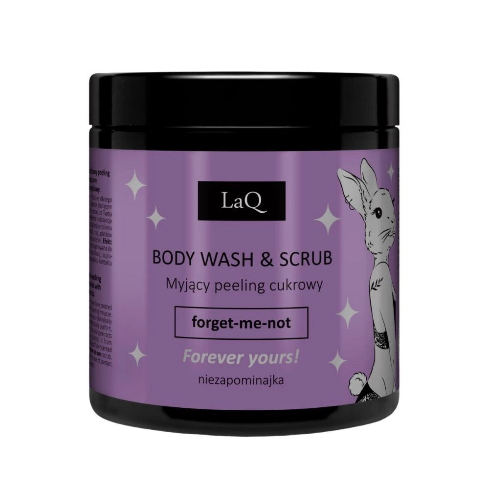 Peeling cukrowy myjący NIEZAPOMINAJKA | LaQ