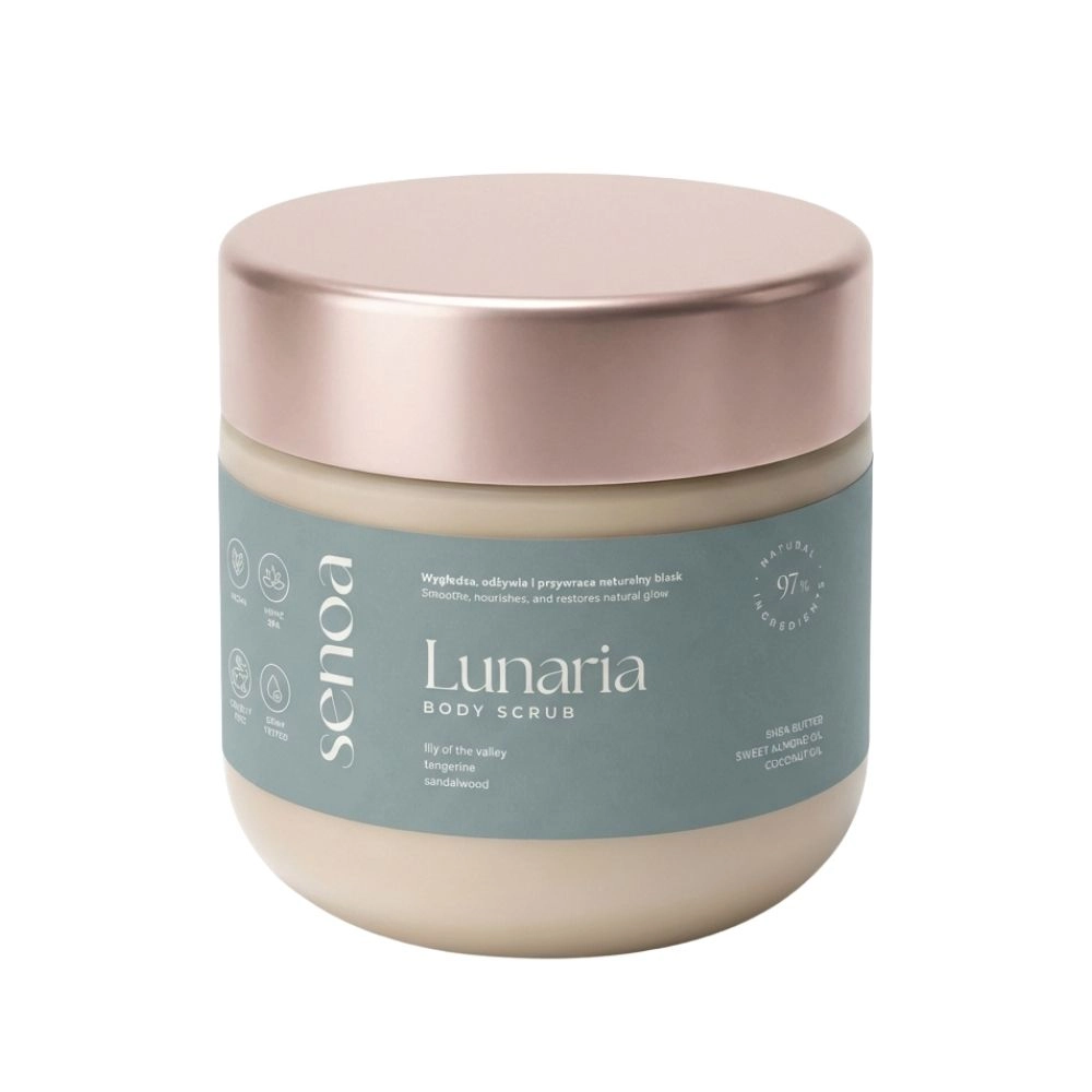 Peeling do ciała wygładzający Lunaria Body Scrub | Senoa