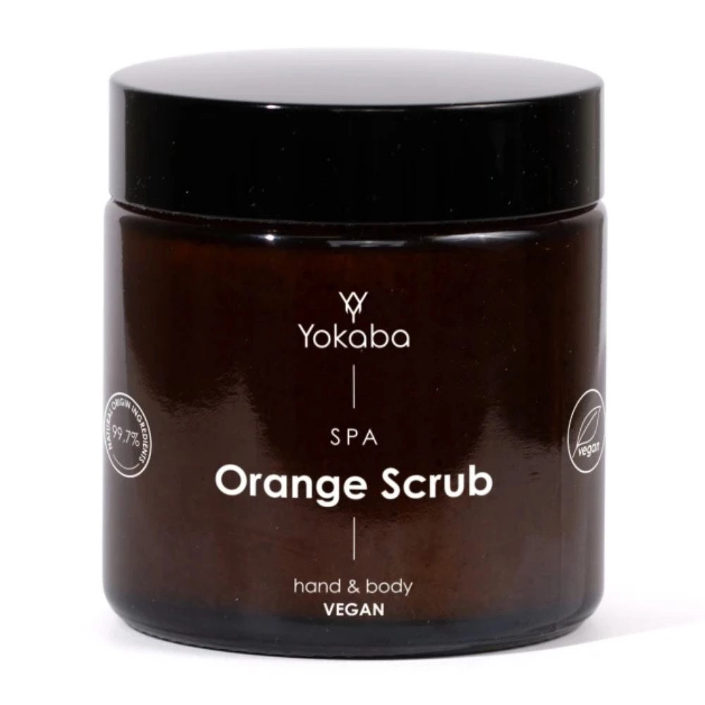 Peeling do dłoni i ciała pomarańczowy Orange Scrub | Yokaba