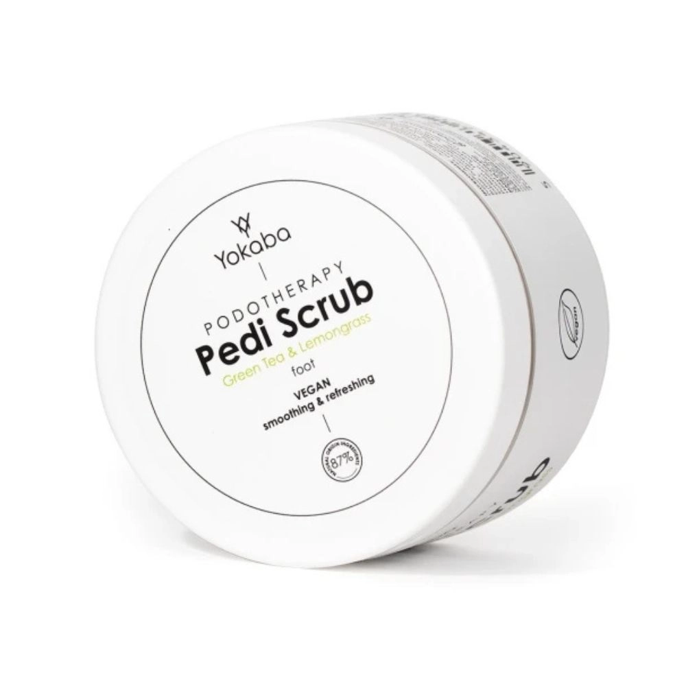 Peeling do stóp zielona herbata i lemongrass Pedi Scrub | Yokaba