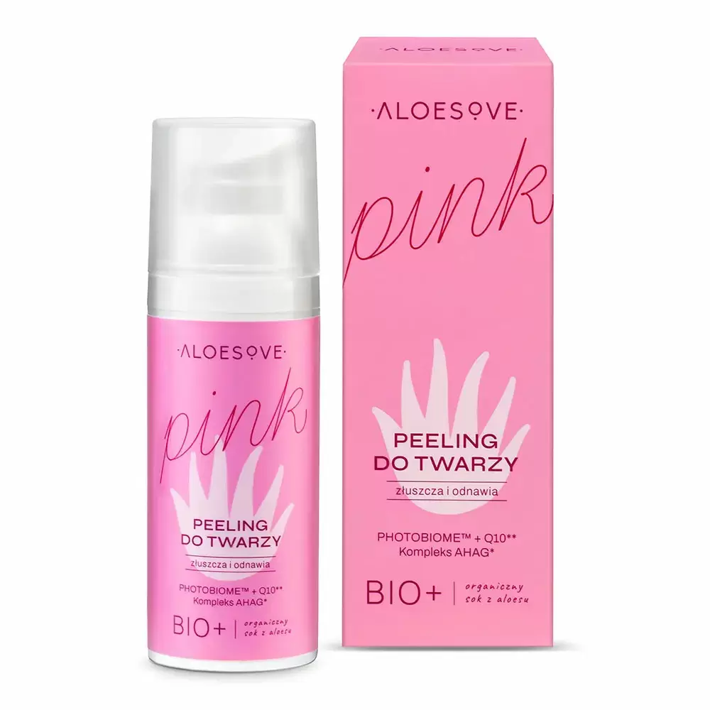 Peeling kwasowy do twarzy ALOESOVE PINK | Aloesove