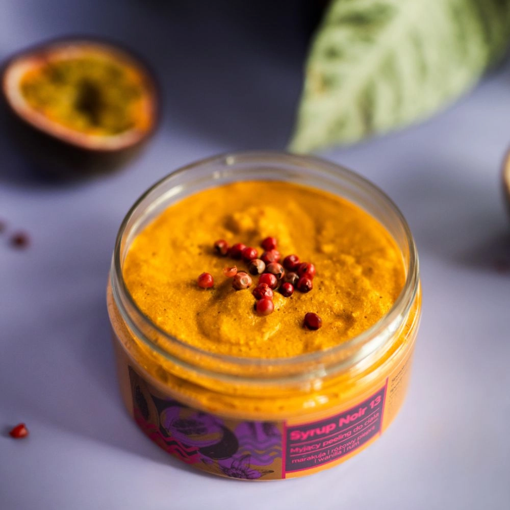 Peeling myjący do ciała  - Syrup Noir 13 | Bydgoska Wytwórnia Mydła