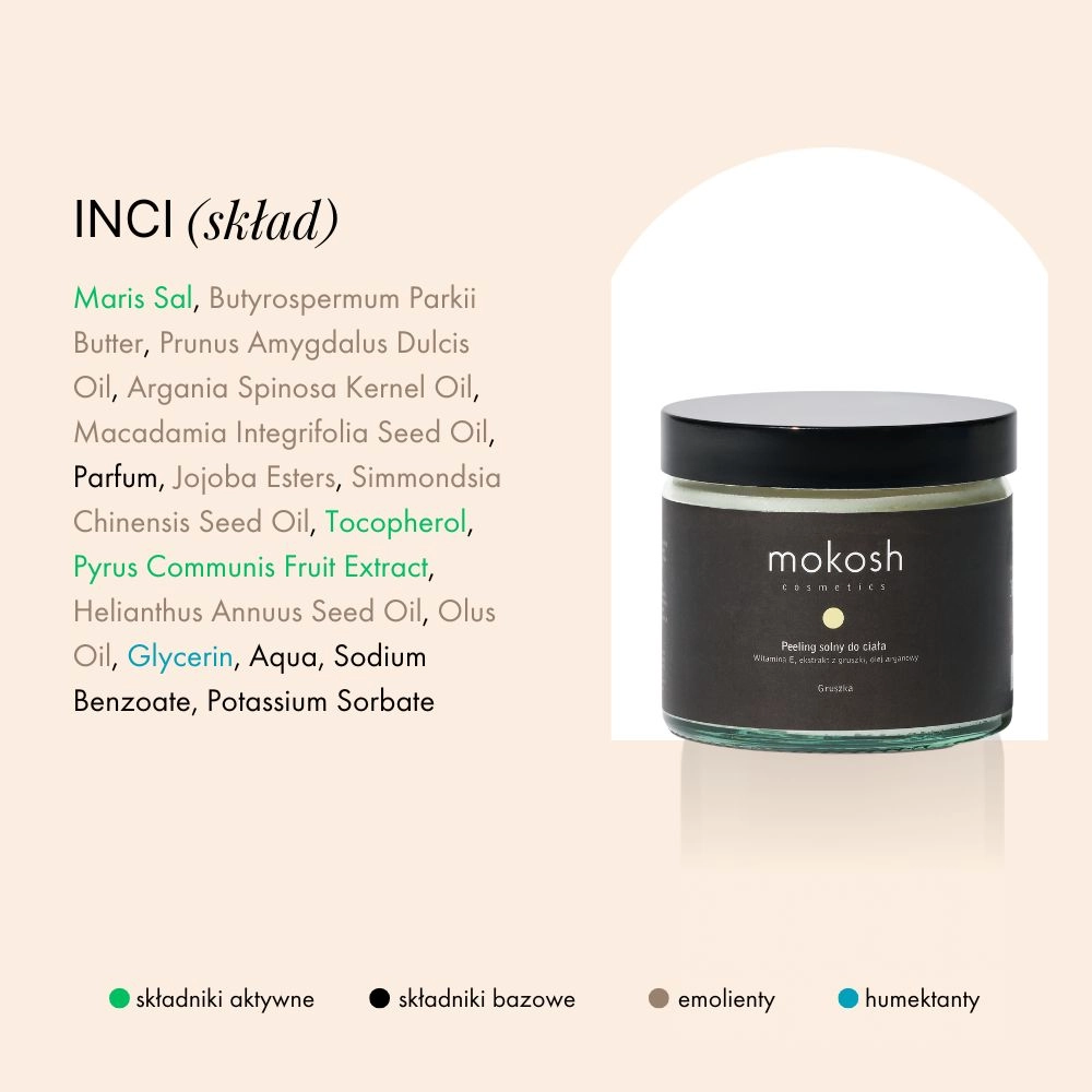 Peeling solny do ciała Gruszka | Mokosh