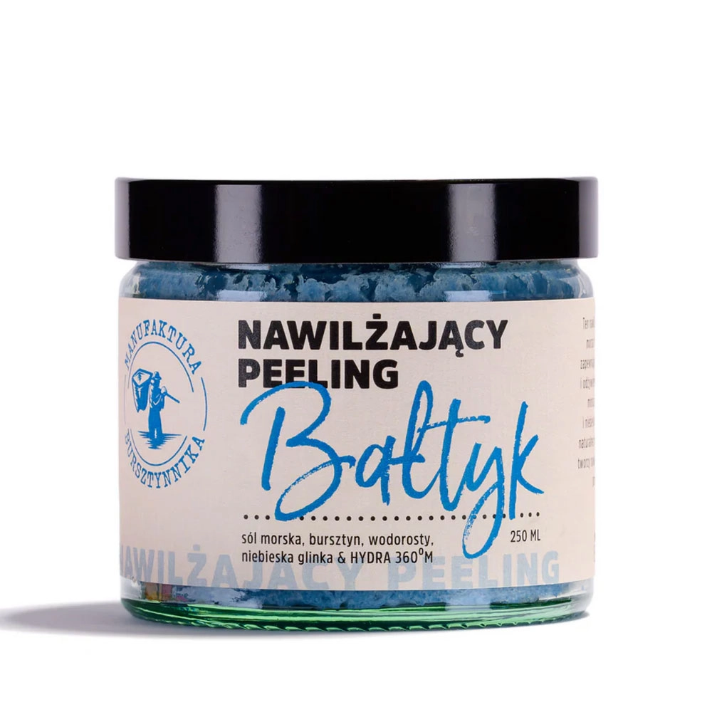 Peeling solny nawilżający do ciała Bałtyk | Manufaktura Bursztynnika