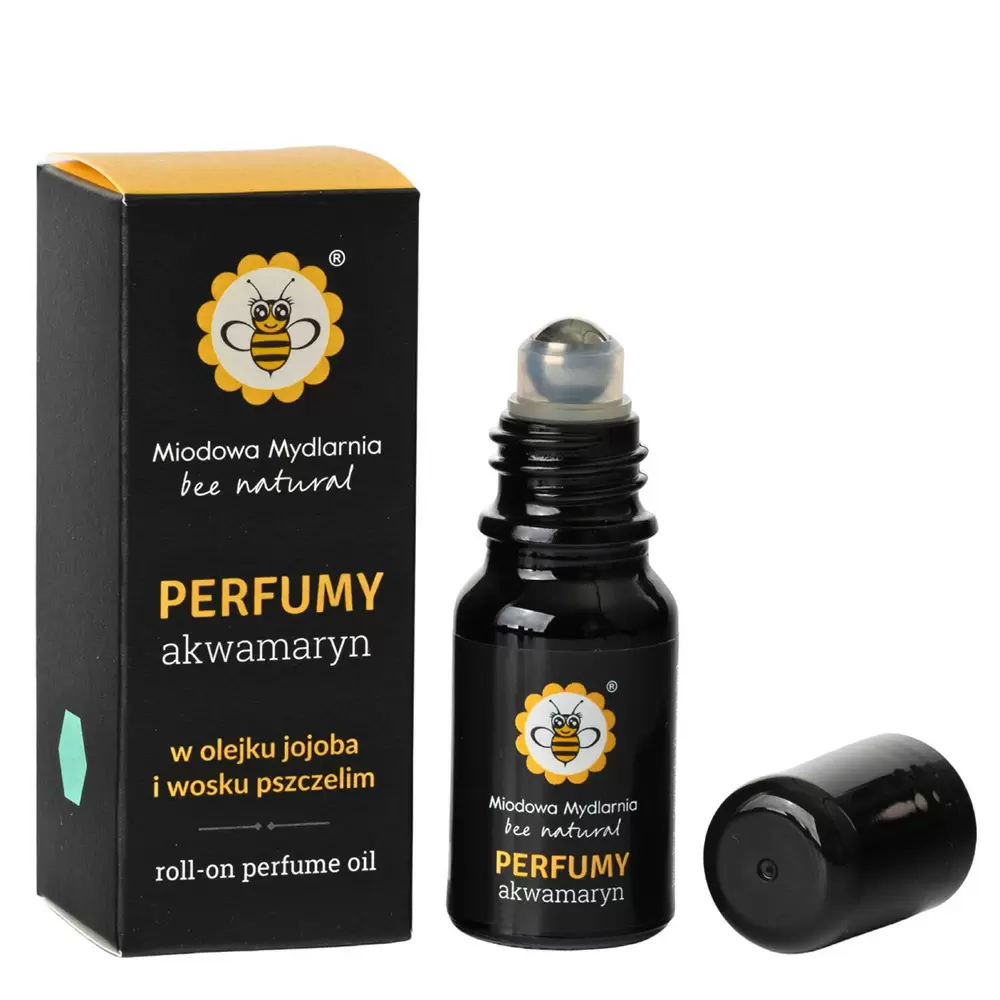 Perfumy roll-on AKWAMARYN | Miodowa Mydlarnia