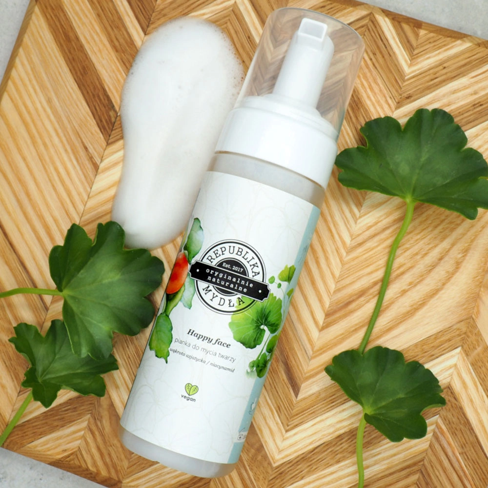 Pianka do mycia twarzy Happy face | Republika Mydła