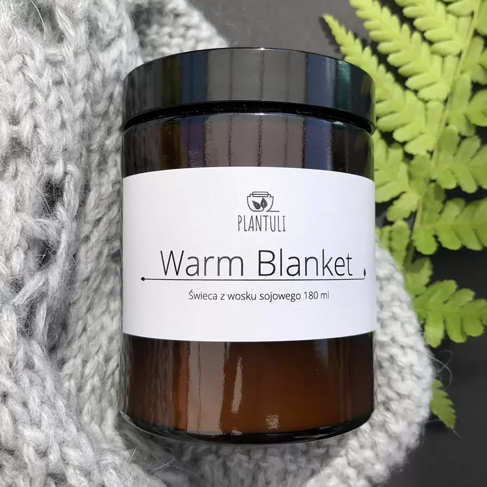Świeca sojowa Warm Blanket SŁOIK | Plantuli