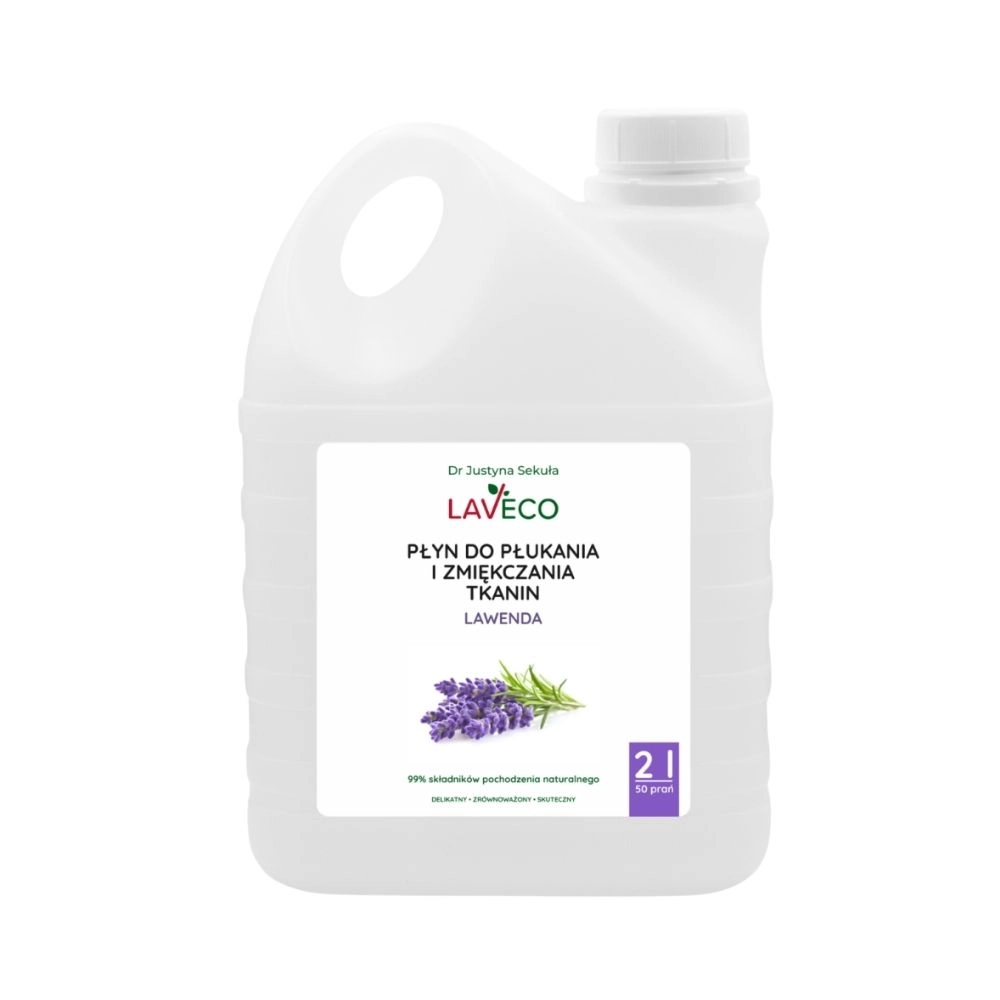 Płyn do płukania i zmiękczania tkanin - Lawenda | Laveco