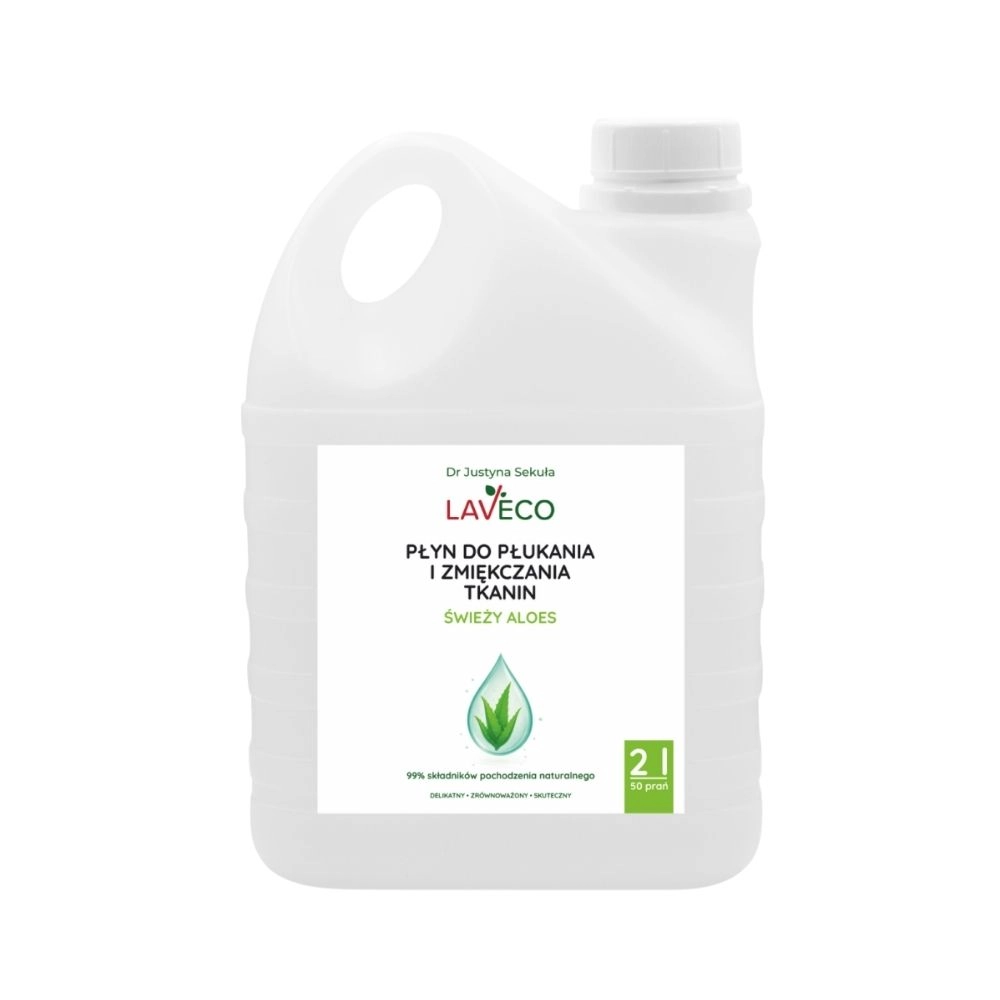 Płyn do płukania i zmiękczania tkanin - Świeży aloes | Laveco