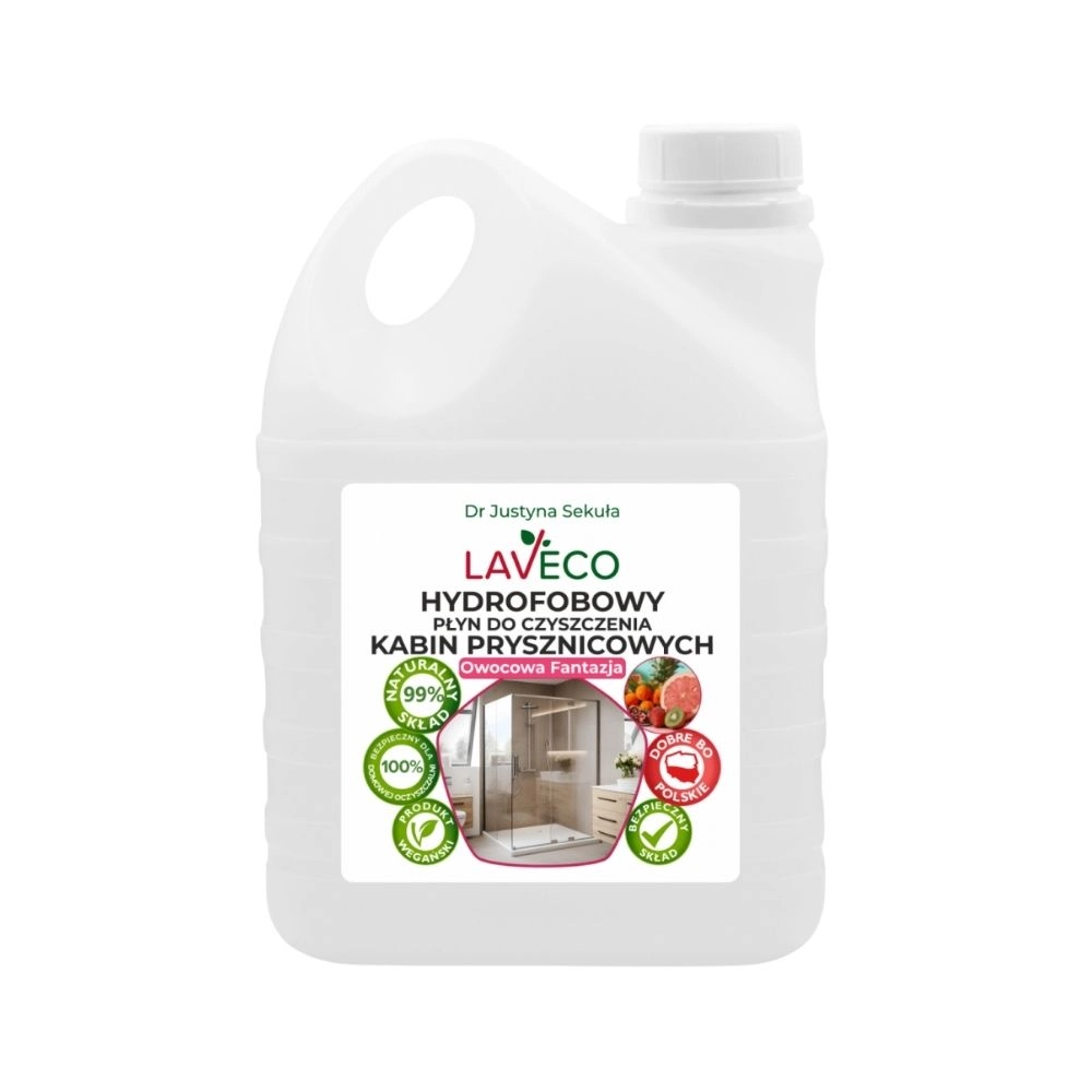 Płyn hydrofobowy do czyszczenia kabin prysznicowych - Owocowa fantazja | Laveco