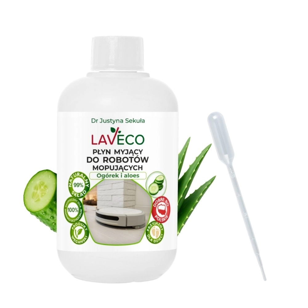 Płyn myjący do robotów mopujących - Ogórek Aloes | Laveco