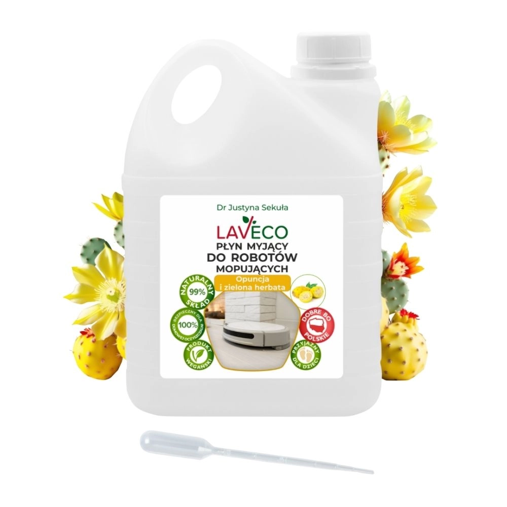 Płyn myjący do robotów mopujących - Opuncja Zielona herbata | Laveco