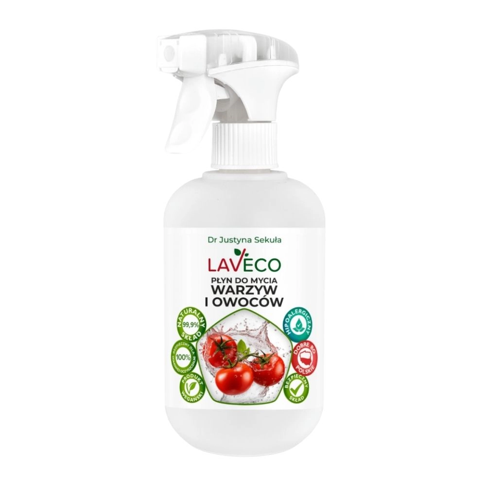Płyn naturalny do mycia warzyw i owoców | Laveco