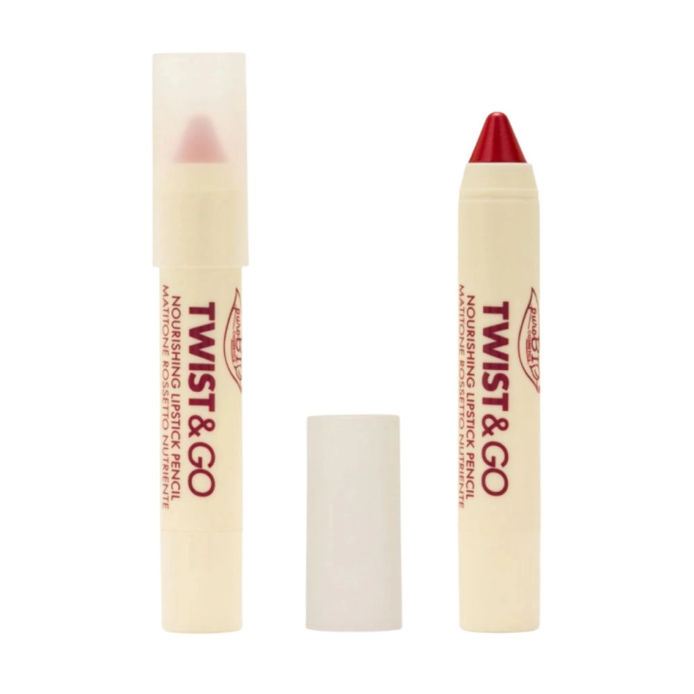 Pomadka odżywczo - nawilżająca kremowa TWIST&GO | puroBIO