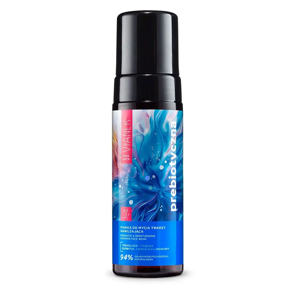 Prebiotyczna Pianka do mycia twarzy nawilżająca | Vianek