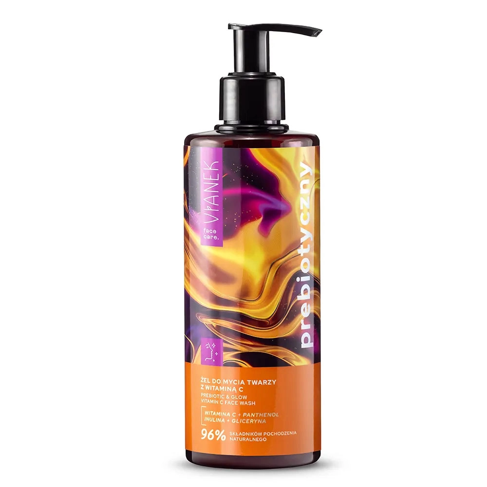 Prebiotyczny Żel do mycia twarzy z witaminą C | Vianek