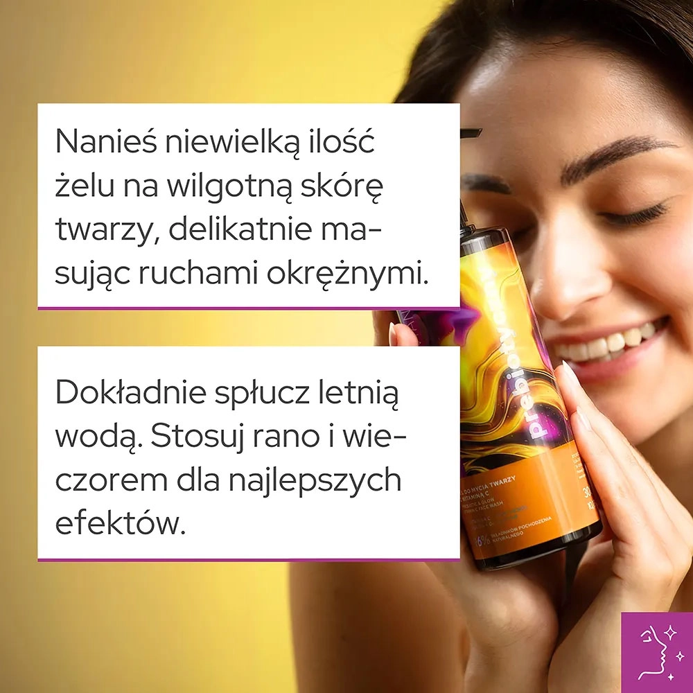 Prebiotyczny Żel do mycia twarzy z witaminą C | Vianek
