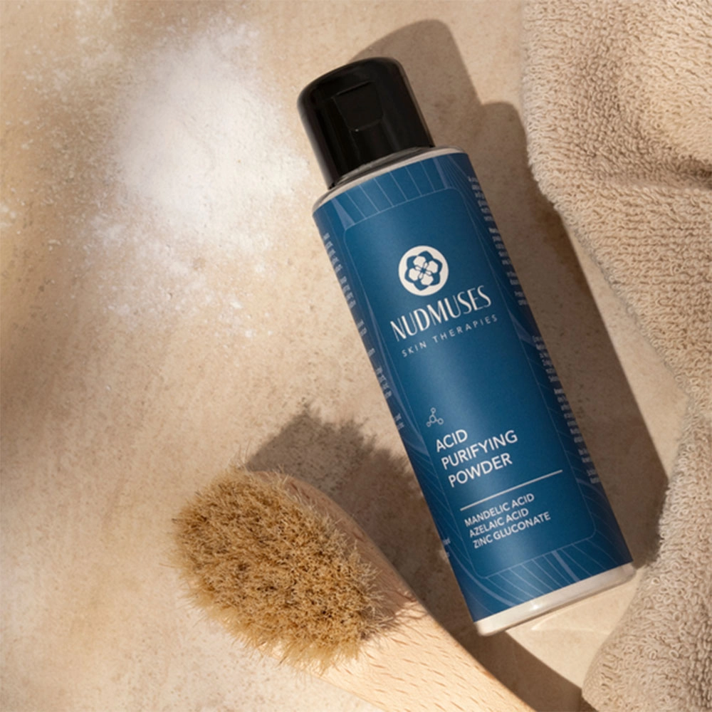 Puder kwasowy oczyszczający z kwasem migdałowym | Nudmuses