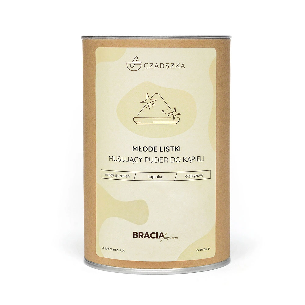 Puder musujący do kąpieli - Młode listki | Czarszka