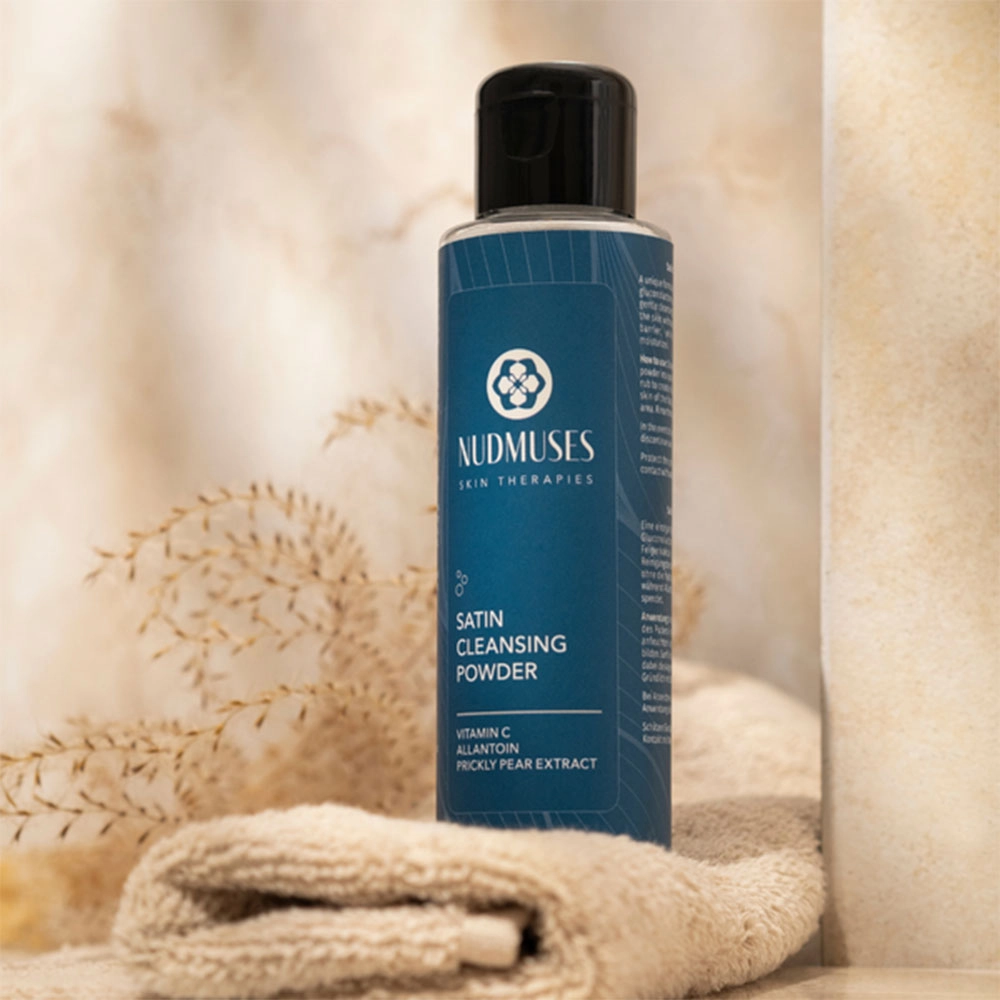 Puder myjący satynowy z witaminą c i opuncją figową | Nudmuses