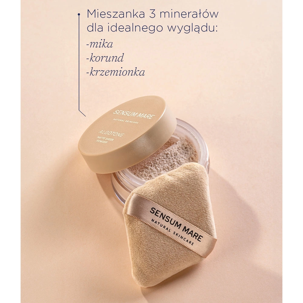 Puder sypki o matowym wykończeniu ALGOTONE | Sensum Mare