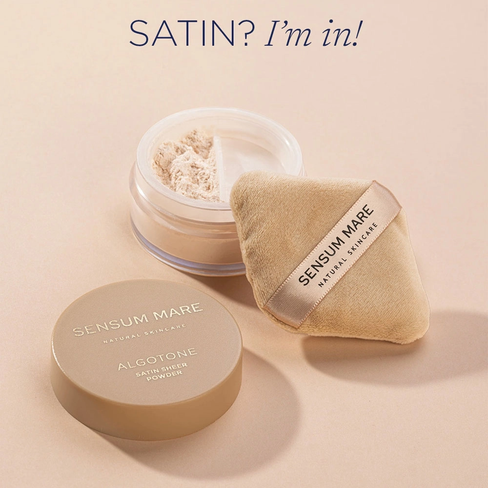 Puder sypki o satynowym wykończeniu ALGOTONE | Sensum Mare