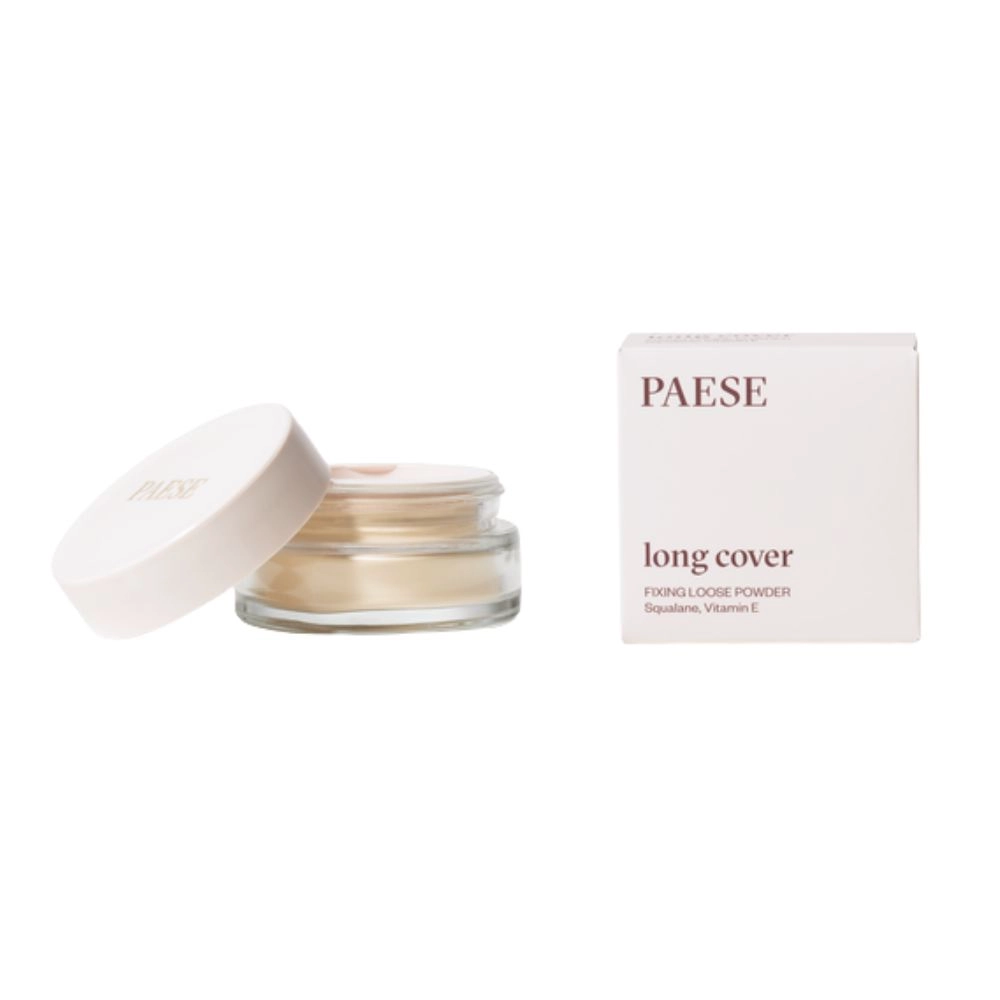 Puder sypki utrwalający LONG COVER | PAESE