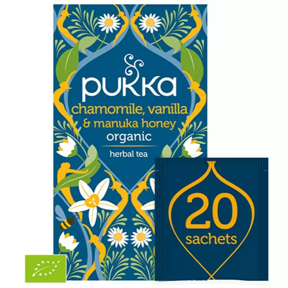 Herbata Chamomile, Vanilla & Manuka Honey BIO | Pukka