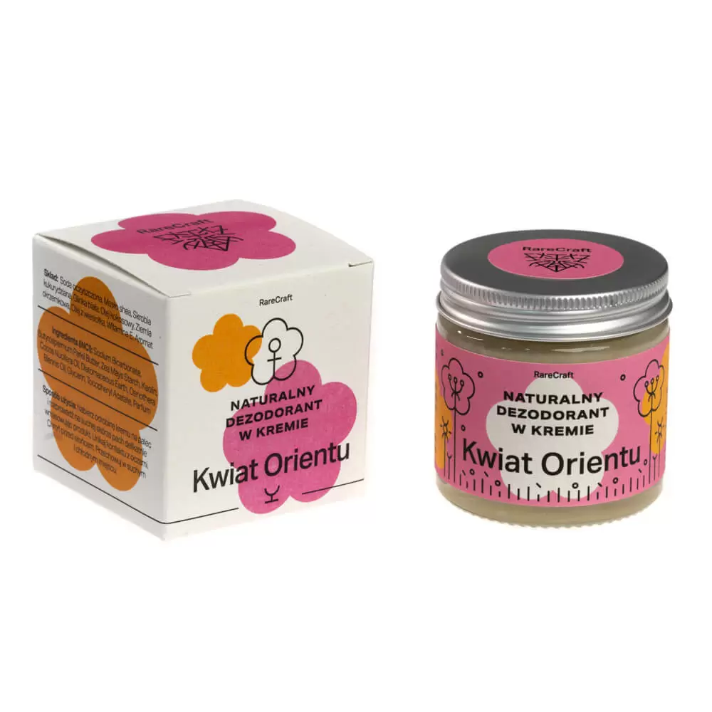 Naturalny dezodorant w kremie Kwiat Orientu | RareCraft