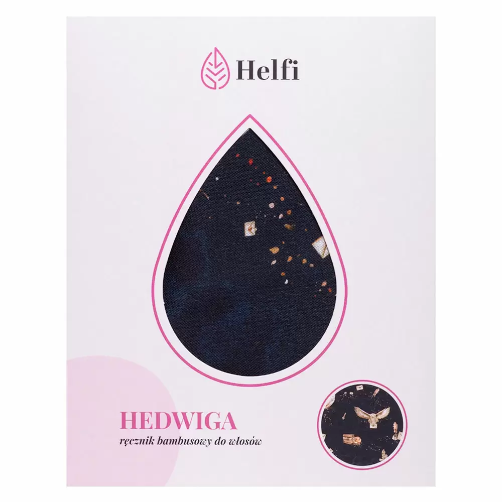 Ręcznik bambusowy do włosów Hedwiga | Helfi