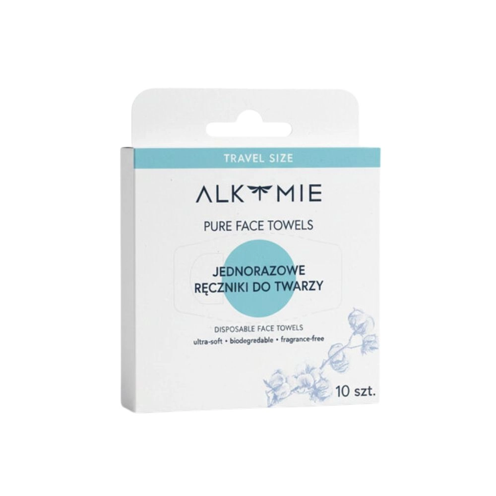 Ręczniki jednorazowe do twarzy PURE  FACE TOWELS | Alkmie