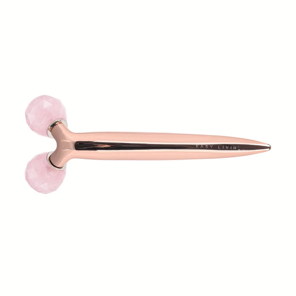 Roller z różowego kwarcu 3D SCULPT | Easy Livin