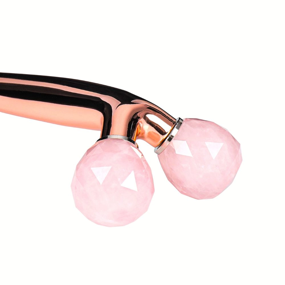 Roller z różowego kwarcu 3D SCULPT | Easy Livin