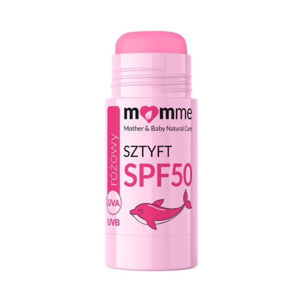 Sztyft różowy przeciwsłoneczny SPF 50 | Momme