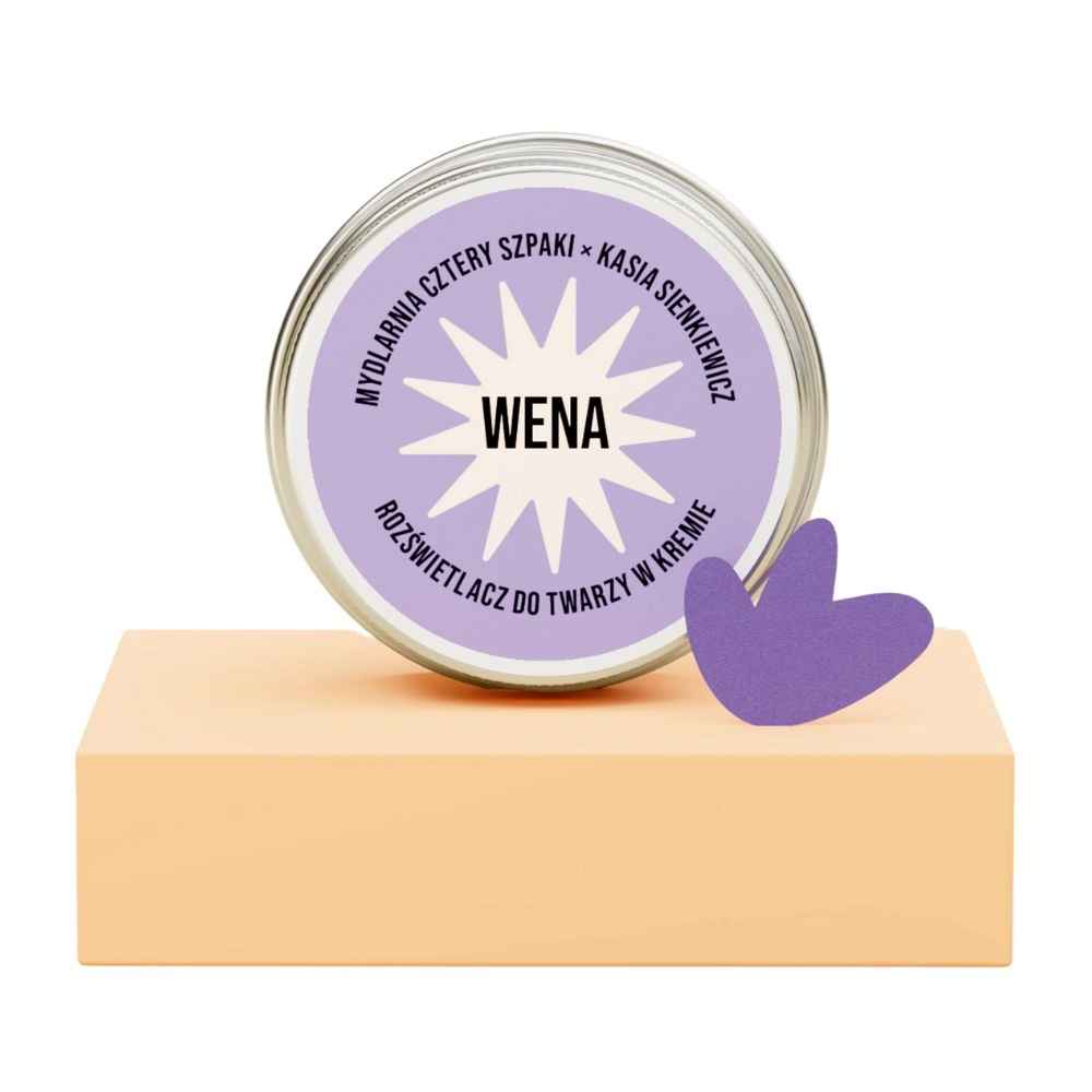 Rozświetlacz do twarzy w kremie Wena | Cztery Szpaki