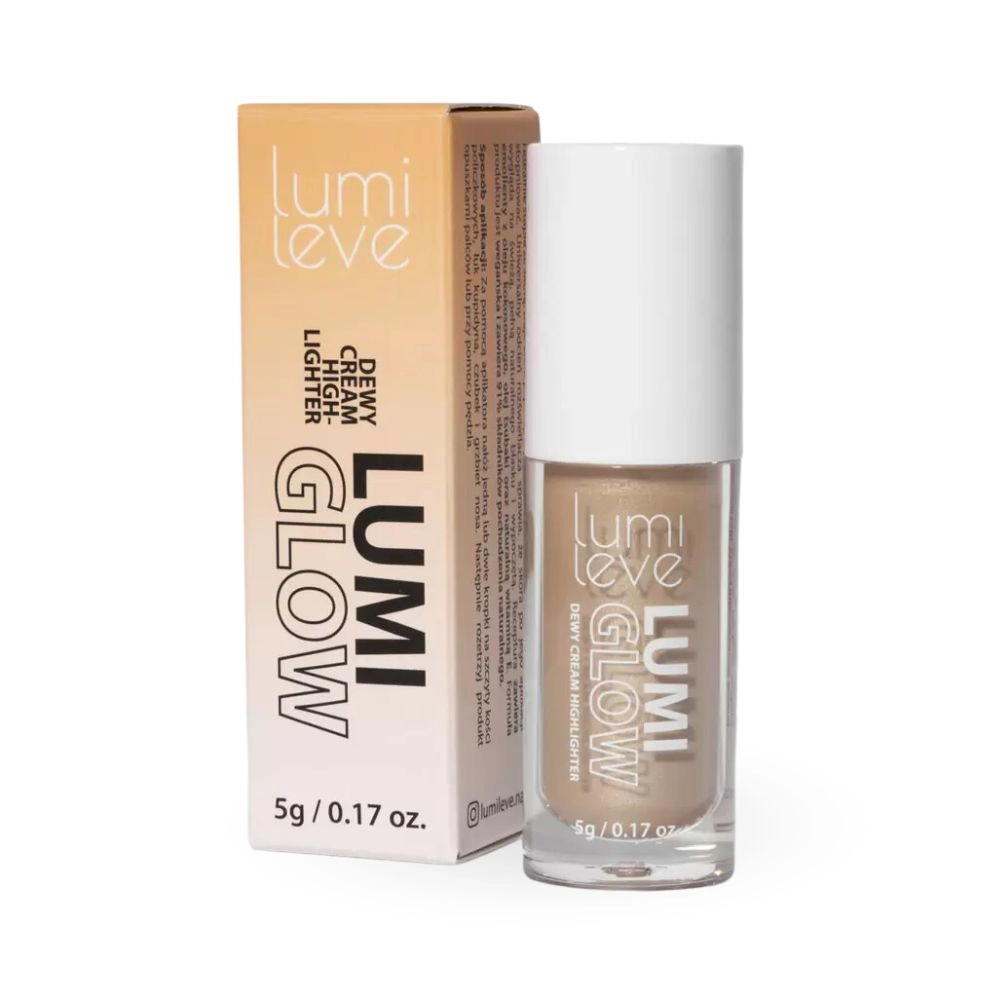 Rozświetlacz w płynie LumiGLOW Dewy Cream Highlighter | Lumileve