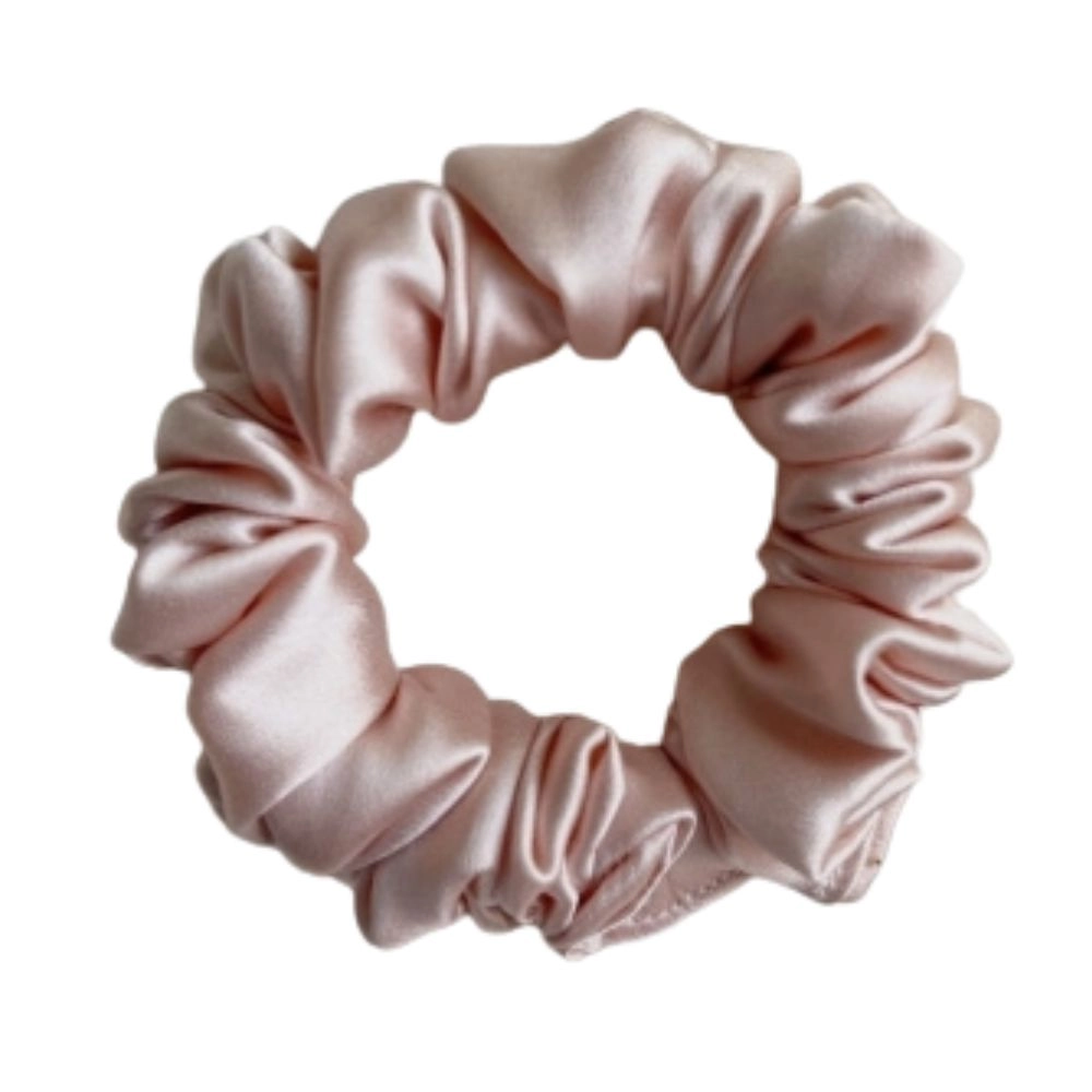 Scrunchie jedwabna mini - Rose | BoMoye