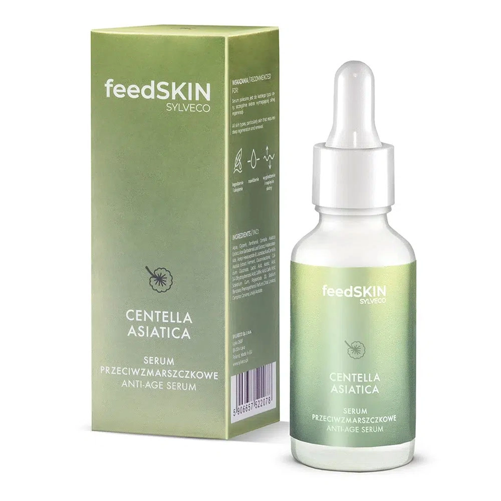 Serum anti - age z wąkrotą azjatycką | feedSKIN