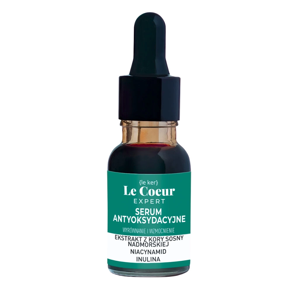 Serum antyoksydacyjne z ekstraktem z kory sosny, niacynamidem i inuliną | Le Coeur