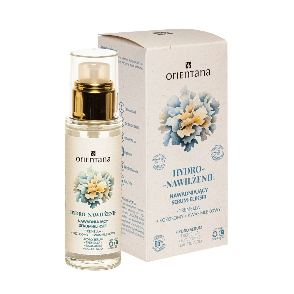 Serum - eliksir nawilżające z ekstraktem grzyba Tremella | Orientana