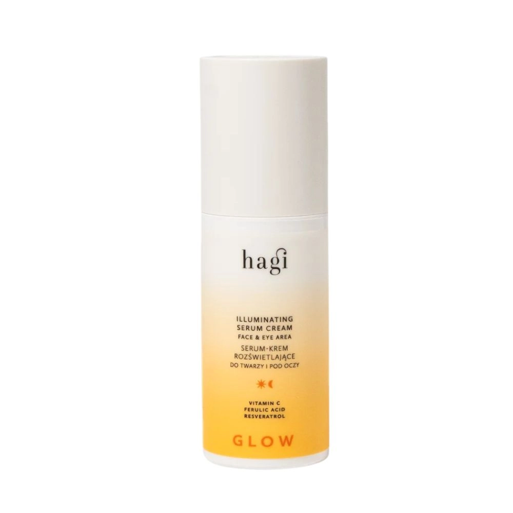Serum-krem rozświetlające do twarzy i pod oczy Glow | Hagi Cosmetics