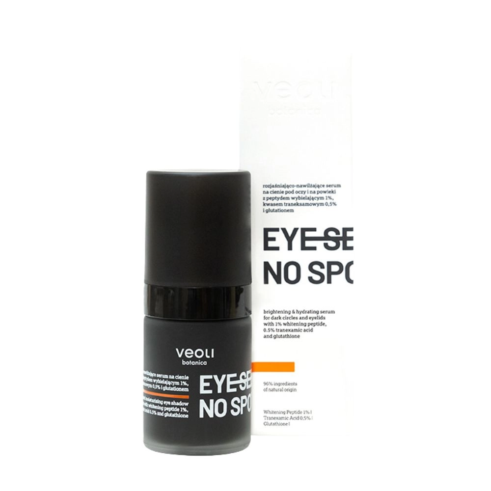 Serum na cienie pod oczy rozjaśniająco - nawilżające Eye See No Spots | Veoli Botanica