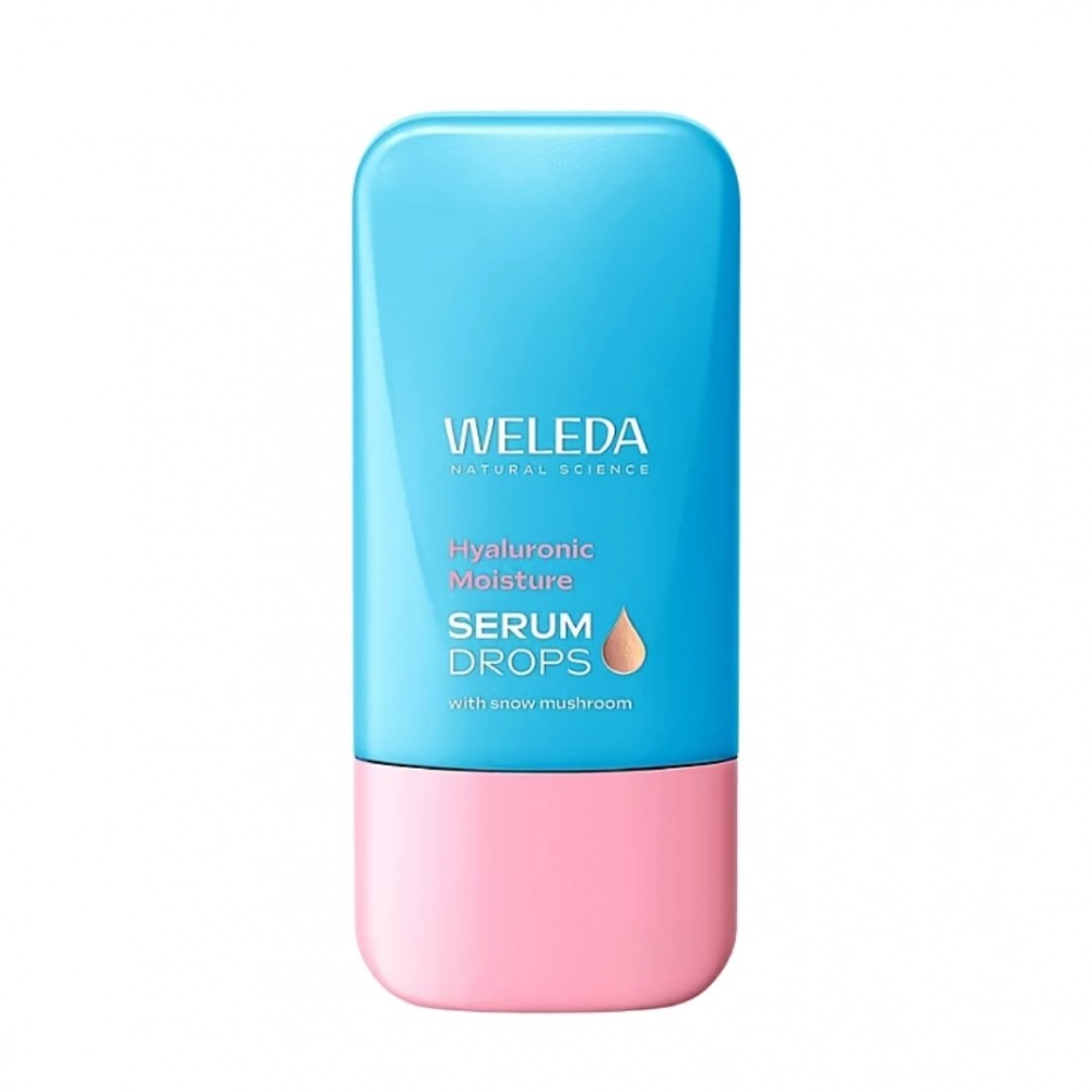 Serum nawilżające w kroplach z kwasem hialuronowym | Weleda