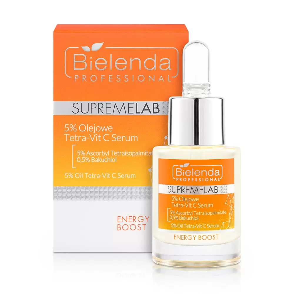 Serum olejowe z witaminą C 5% Supremelab Energy Boost | Bielenda Professional