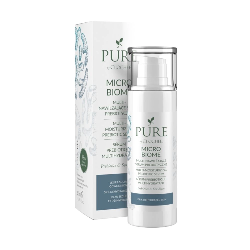 Serum prebiotyczne multi - nawilżające MICROBIOME | PURE by Clochee